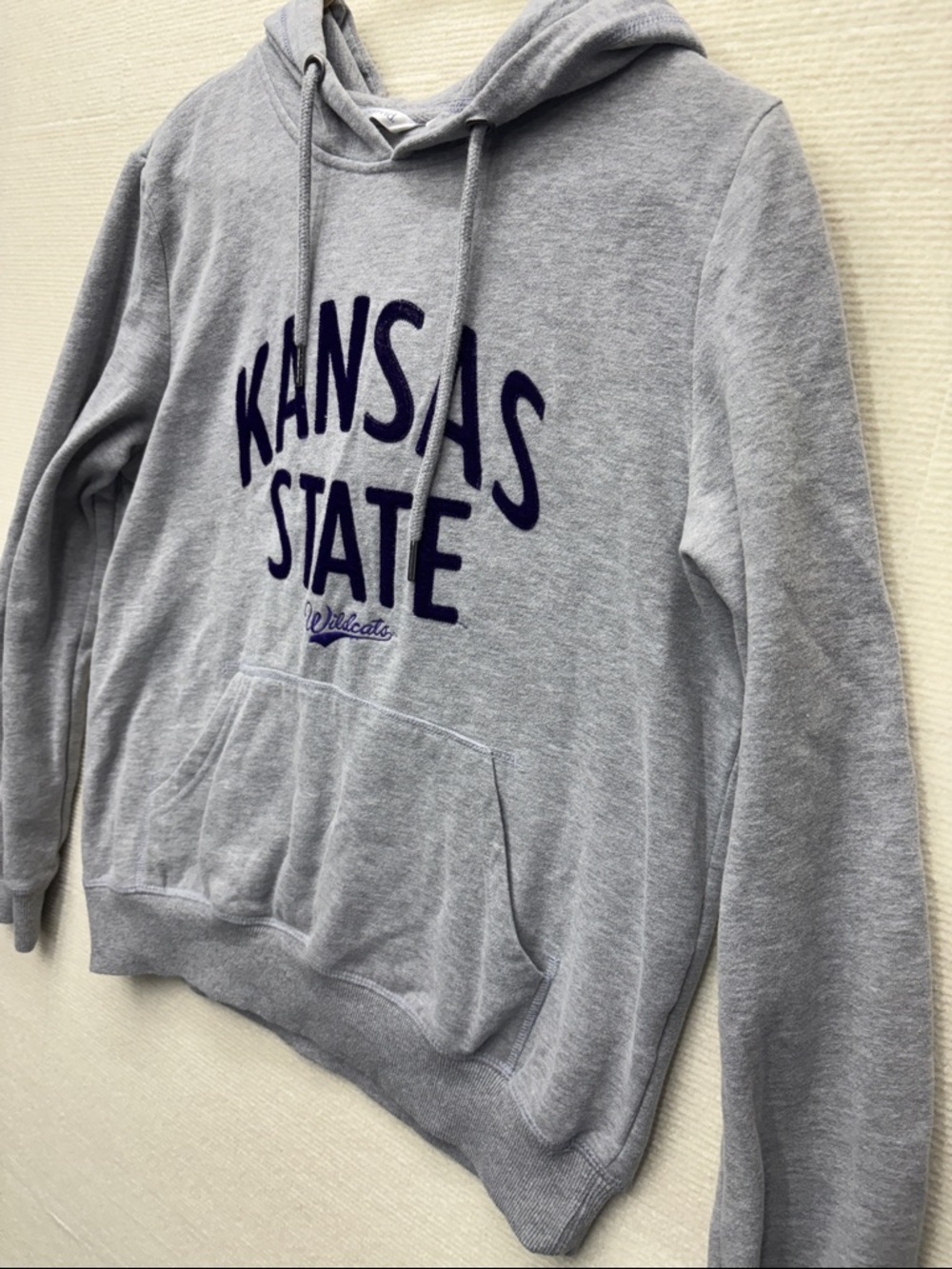 Kansas State Gray Pullover Hoodie - Wildcats - Picture 3 of 8